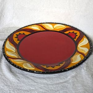 Bella Casa by Ganz red plate